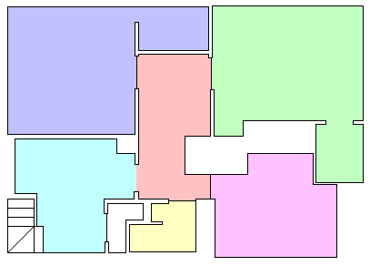[Downstairs layout]