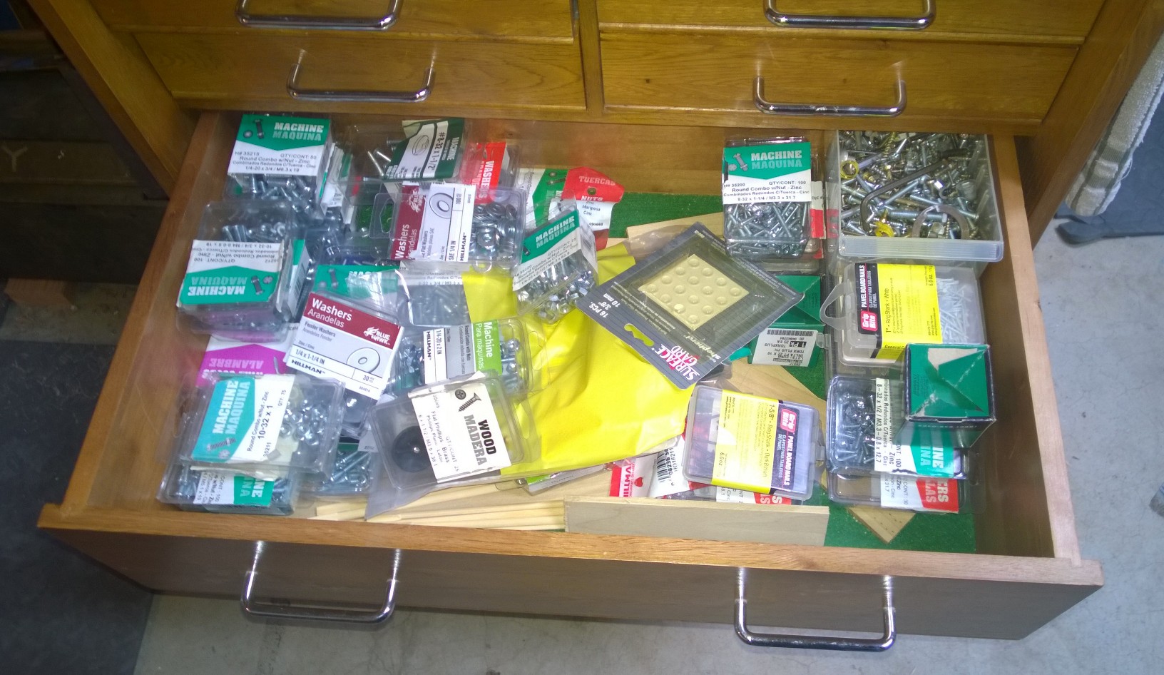 Drawer Liner Example - Before