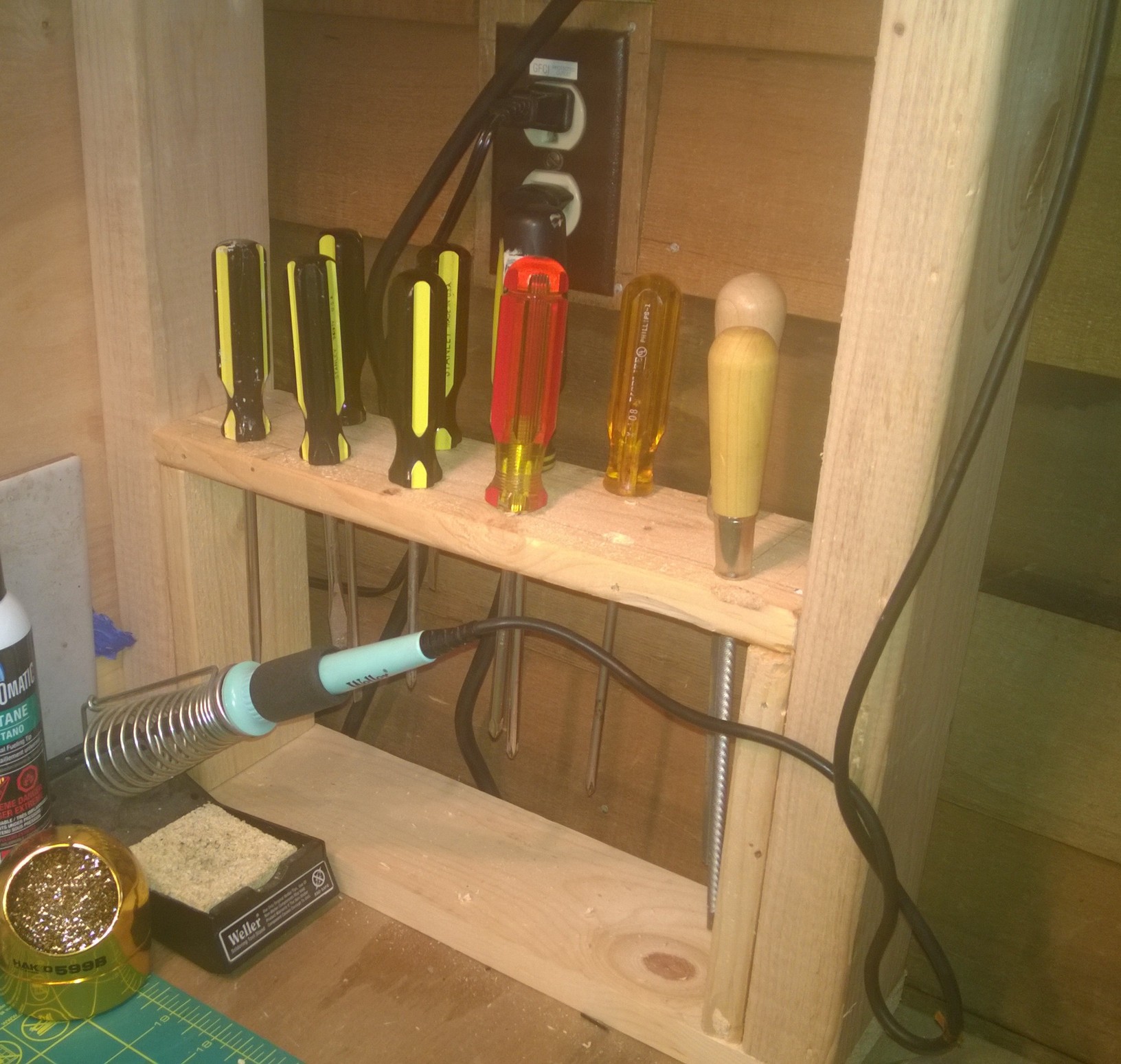 Shop Thing a Day, Thing 16 Screwdriver Rack